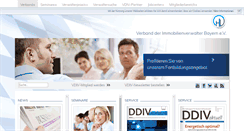 Desktop Screenshot of immobilienverwalter-bayern.de